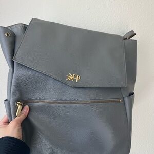 Gray Freshly Picked Large Diaper Bag